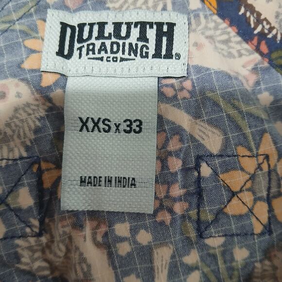 DULUTH TRADING Heirloom Gardening Bib Overalls XXS x 33 NWT Hedgehog Mushroom - Picture 3 of 16